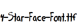 fonts 4-Star-Face-Font.ttf