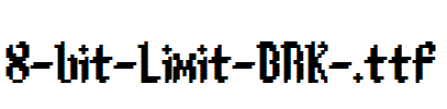 fonts 8-bit-Limit-BRK-.ttf