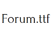 Forum.ttf