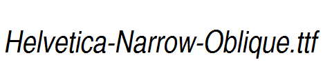 Helvetica-Narrow-Oblique.ttf
