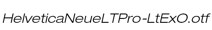 HelveticaNeueLTPro-LtExO.otf