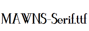 MAWNS-Serif.ttf