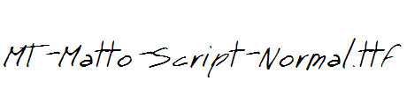 MT-Matto-Script-Normal.ttf