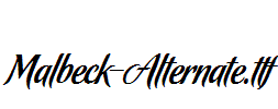 Malbeck-Alternate.ttf
