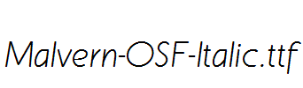 Malvern-OSF-Italic.ttf