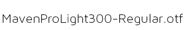 MavenProLight300-Regular.otf