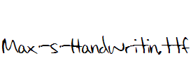 Max-s-Handwritin.ttf