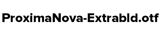 ProximaNova-Extrabld.otf