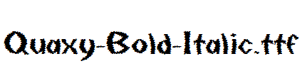 Quaxy-Bold-Italic.ttf