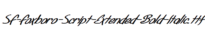 SF-Foxboro-Script-Extended-Bold-Italic.ttf