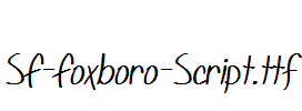 SF-Foxboro-Script.ttf