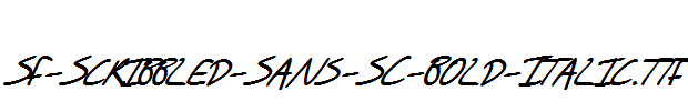 SF-Scribbled-Sans-SC-Bold-Italic.ttf
