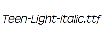 Teen-Light-Italic.ttf